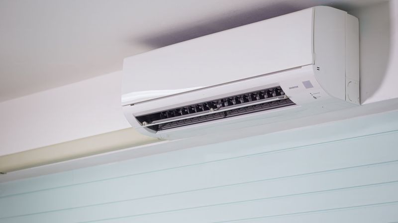 Indoor ductless air conditioner unit